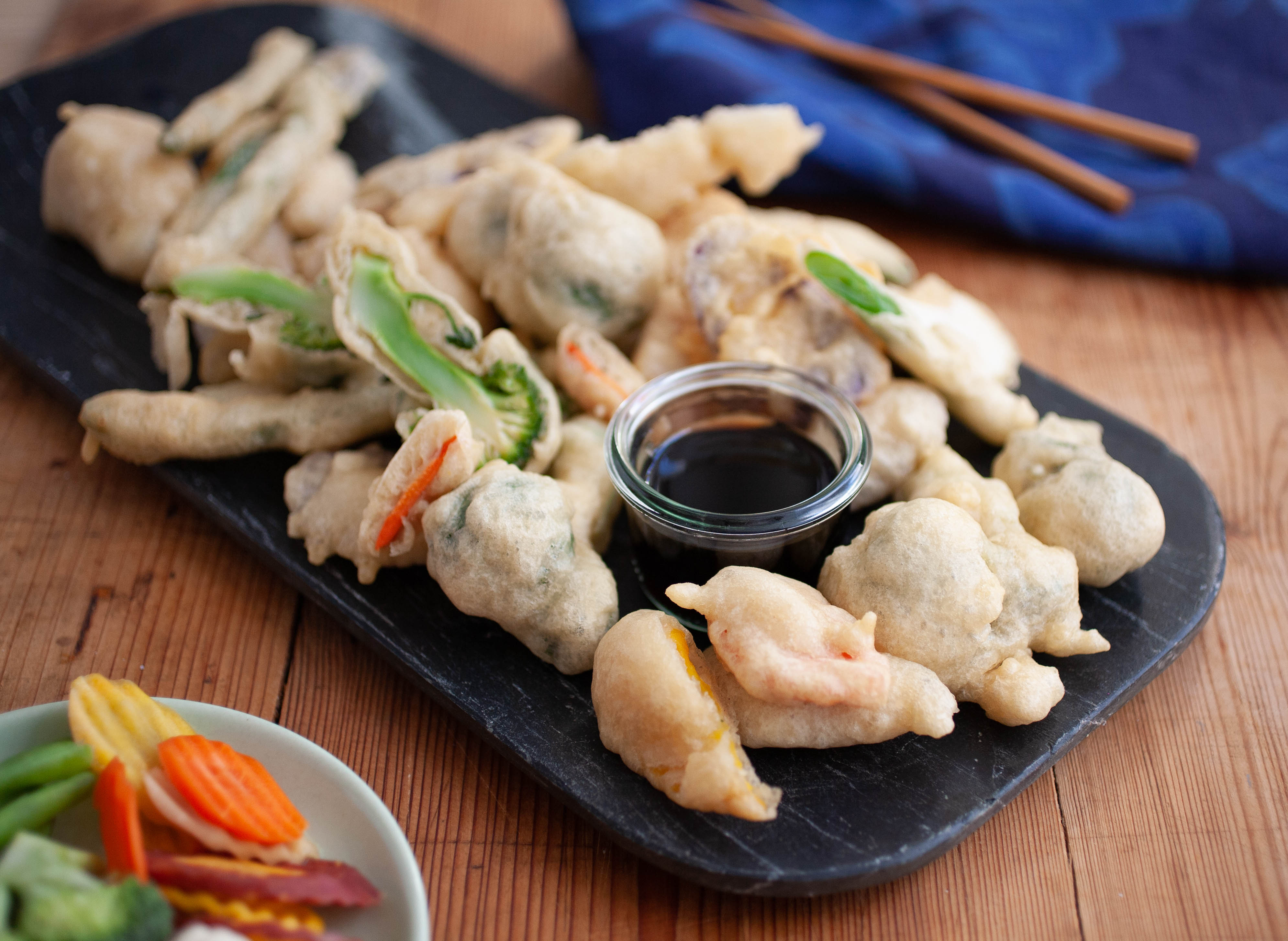 Rainbow Carrot Chip and Mixed Vegetable Tempura Grimmway Farms