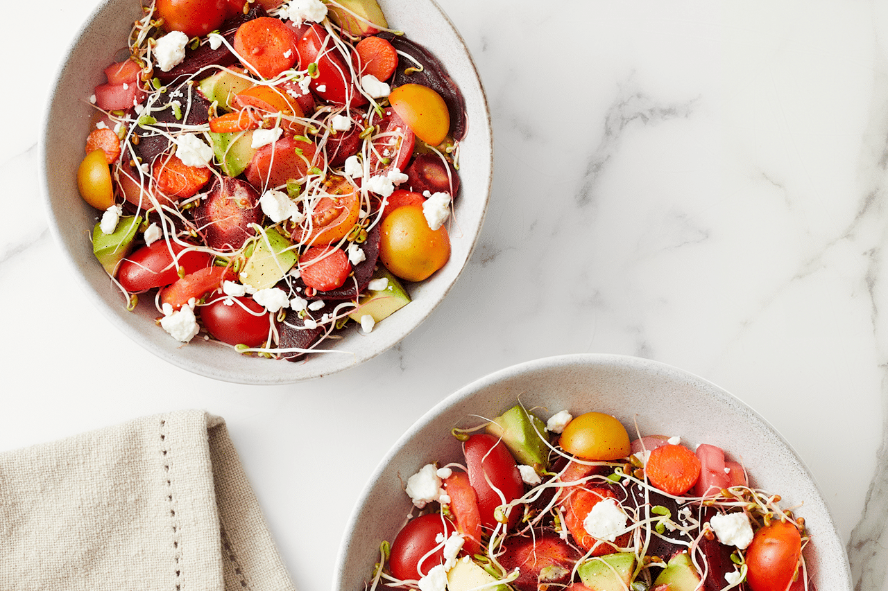 Roasted Beet & Carrot Sunny Salad - Grimmway Farms